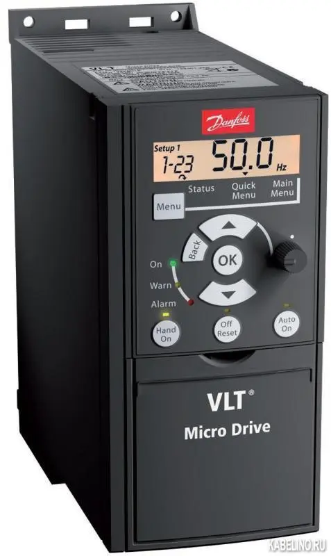 Частотный преобразователь Danfoss VLT Micro Drive FC-051P2K2 (2,2 кВт, 9,6 А, 220 В) 132F0007